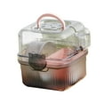 thumbnail image 4 of koolsoo Cage pour Hamster Compacte Étui de Transport pour Hamster pour la Maison Vacances Activités Extérieures Rose, 4 of 9