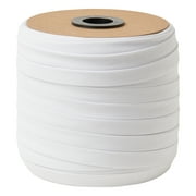 Wrights 1/2" Extra Wide Double Fold Bias Tape White 100 Yards