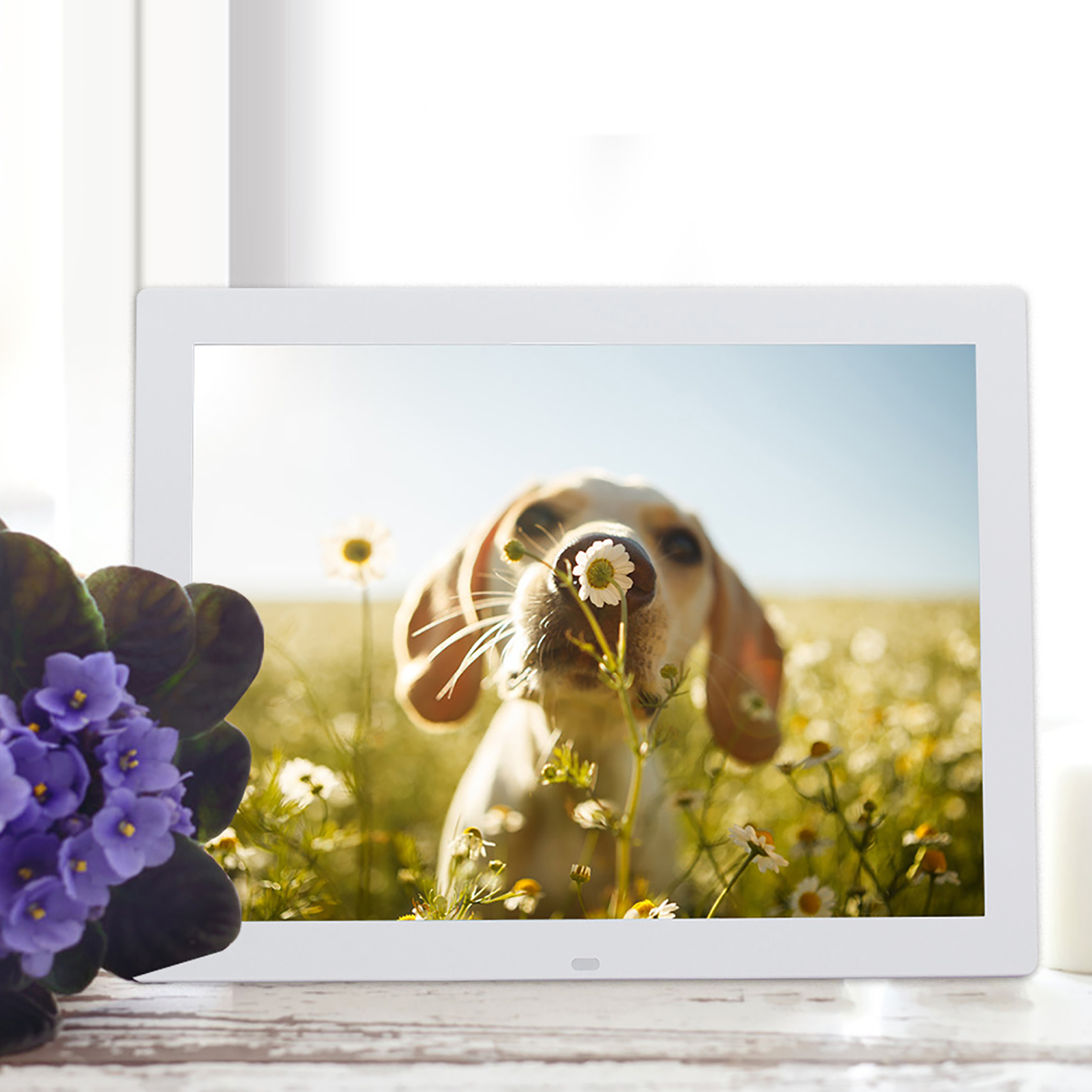 Digital Photo Frame 15in Photo Frame Electric Photo Frame 15'' Portable