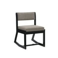thumbnail image 4 of Linon Sutton Modern 2-Position Sled Base Lounge Chair, Beechwood with Stone Fabric, 4 of 9