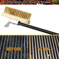 thumbnail image 5 of Cepillo ajustable para horno de Pizza con raspador, herramienta de limpieza para parrilla de barbacoa y horno con mango de Metal de 40cm, accesorios para horno de Pizza TUNC Sencillez, 5 of 5