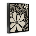 thumbnail image 3 of Stupell Industries Cream Modern Florals Black Framed Giclee Art design by Cat Thurman Designs, 30 x 24, 3 of 8