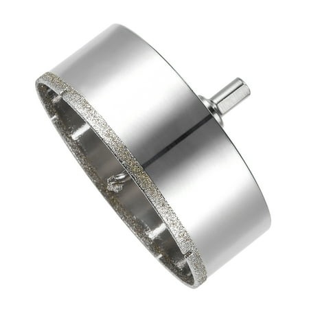 

Uxcell 110mm Glass Hole Saw Diamond Core Drill Bit with Center Pilot Bit
