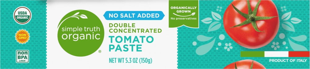 Simple Truth Double Concentrated Tomato Paste 5.3 oz - 5 Pack
