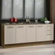 thumbnail image 2 of Kit de Cocina MADESA Agata 2 Muebles 3 Cajones 4 Puertas Marrón/Crema, 2 of 5
