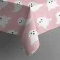 thumbnail image 5 of Pink Halloween Ghosts Square Tablecloth,Waterproof Square Table Cover,Wipeable Spillproof Washable Table Cover for Home Kitchen Party Decor 42"X42"(107x107cm), 5 of 6