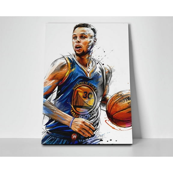 Steph Curry Wall Art Poster or Wrapped Canvas