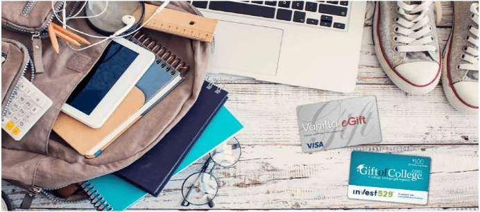 Gift of College & Invest529 $100 Gift Card (Email Delivery)