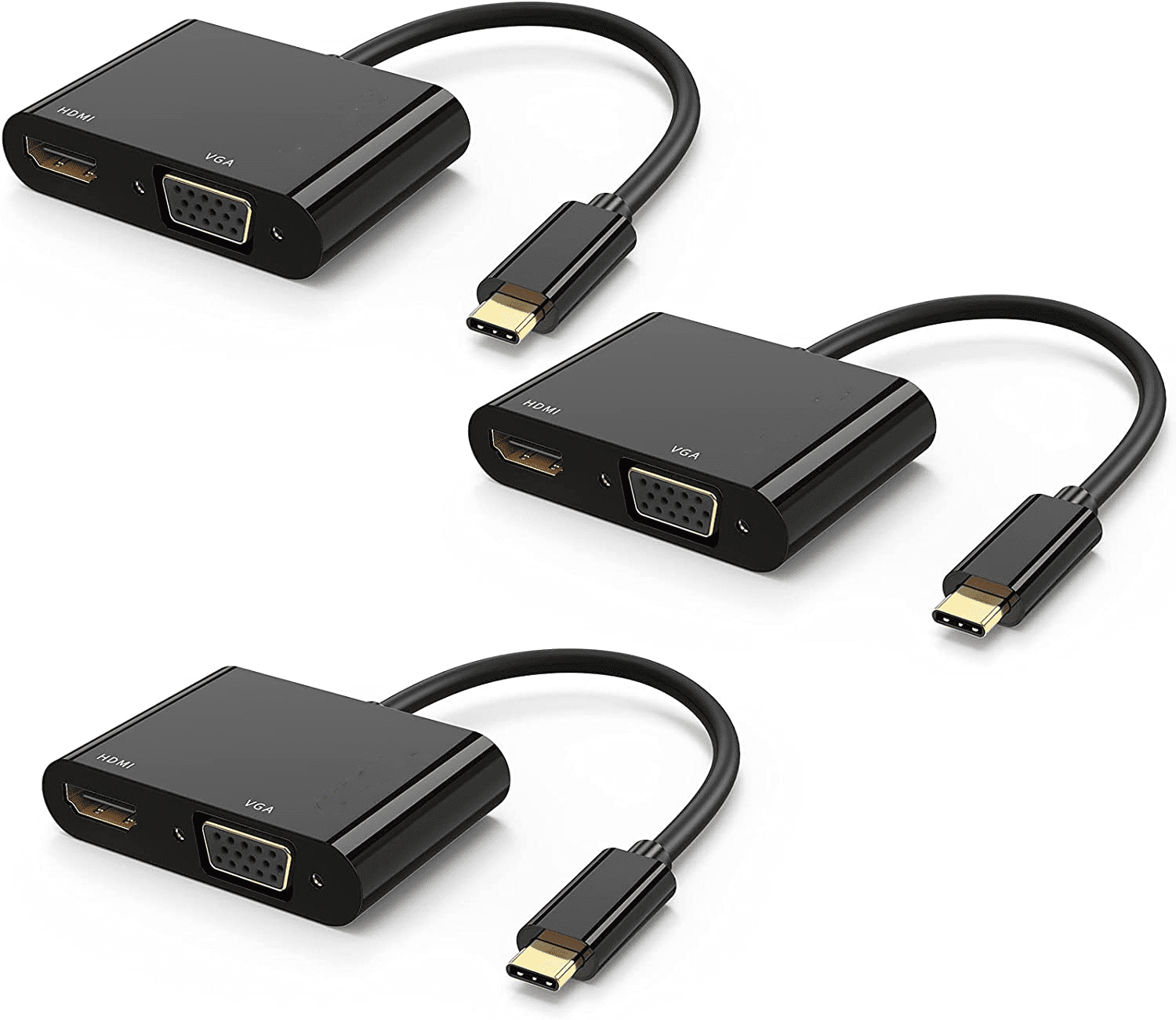 VGA to HDMI, Danhaei VGA to USB, USB to VGA Adapter for Monitor