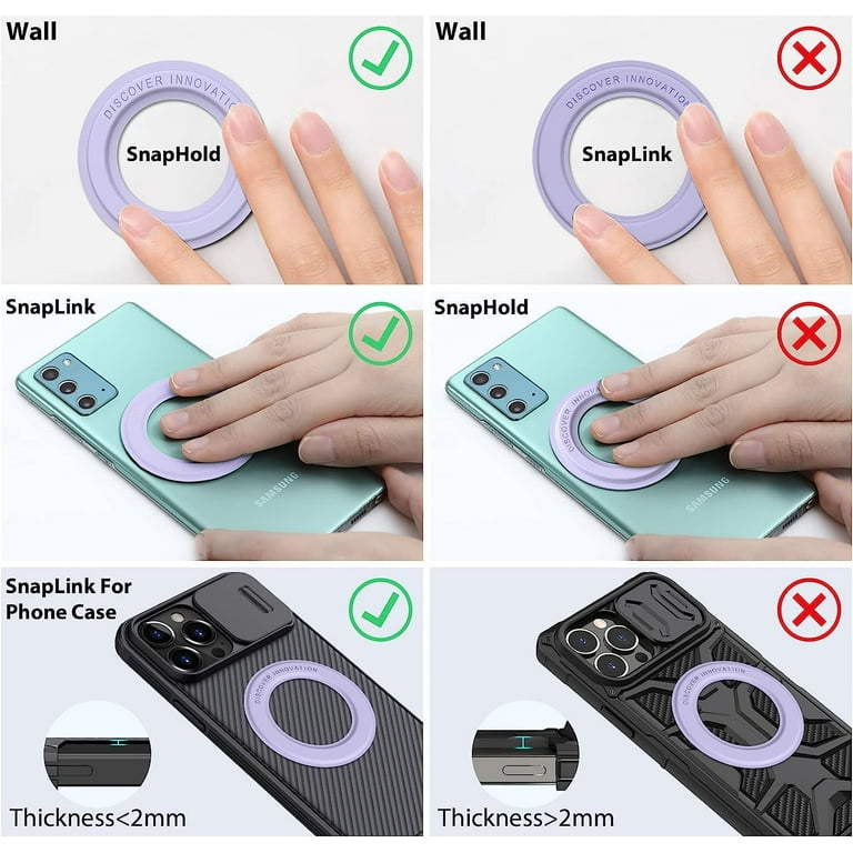 Magsafe Wall Mount and Magsafe Magnetic Ring Set, SnapHold