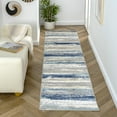 thumbnail image 5 of Luxe Weavers Lagos Collection 7501 Blue 2x7 Abstract Area Rug, 5 of 9