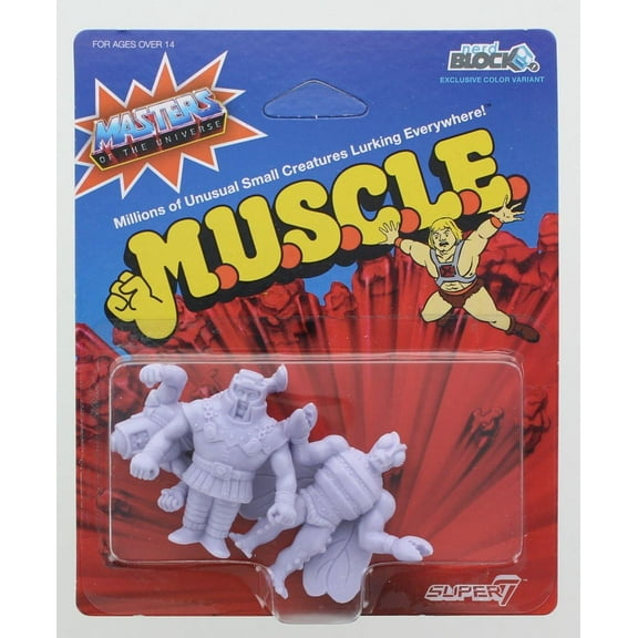 Masters of the Universe M.U.S.C.L.E. 3-Pack: Ram Man, Man-E-Faces, Buzz Off