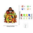 thumbnail image 3 of Thanksgiving Games Friendsgiving Games – Thanksgiving Games for Family Party, Thanksgiving Family Games Turkey 15 x 22 Inches Indoor Outdoor Party Game for Friendsgiving Activities (white), 3 of 5