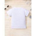 thumbnail image 3 of Bagilaanoe Toddler Baby Boys Girls T-Shirts Letter Print Short Sleeve Tees 18M 24M 3T Kids Summer Casual Tops, 3 of 9