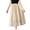 Beige, variant on Vedolay Skirt for Summer Skirk for Women High Waisted Ruched Maxi Skirt with Slit Elastic Waist Flowy Flare,Black One Size
