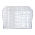 thumbnail image 1 of Caja de almacenamiento transparente con cajones, multiusos, resistente al agua 5 Neumático, 1 of 9