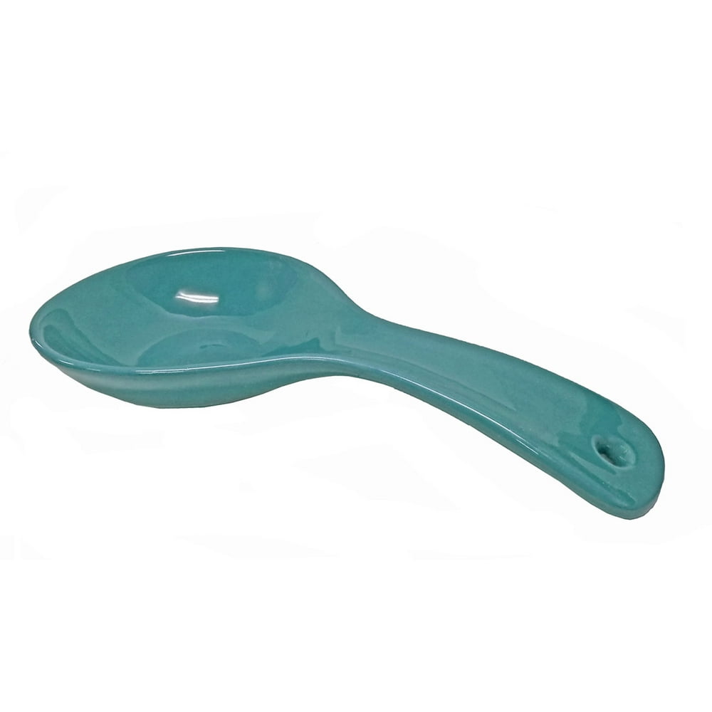 Colorful Ceramic Spoonshaped Spoon Rest Ladle Holder