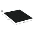 thumbnail image 3 of Asheville Black Residential 18 in. x 18 in. Peel and Stick Carpet Tile Square 27 Sq. Ft. 12 Tiles Per Box, 3 of 12