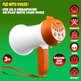 thumbnail image 2 of Cambiador de voz Megaphone PlayRoute, juguete, sirena grabadora para niños, 2 of 7