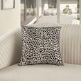 thumbnail image 4 of Nourison Sofia Jaquard Leopard Velv Black 18" x 18" Throw Pillow, 4 of 6