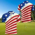 thumbnail image 4 of Aplkyhs Patriotic Star Matching Golf Shirts for Couple His and Hers Golf Shirts Matching Soft and Comfortable for Man Breathable Fabric Lightweight Suitable for Outdoor Sports, 4 of 6