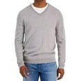 thumbnail image 3 of Club Room Mens Wool Blend V-Neck Sweater, 3 of 3