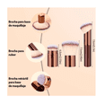 thumbnail image 3 of Set 7 Brochas Maquillaje Profesional Alto Nivel Lab.G Café, 3 of 5