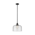 thumbnail image 3 of Innovations Lighting  Franklin Restoration Bell - 1 Light 12" Stem Hung Mini Pendant Oil Rubbed Bronze/Seedy, 3 of 5