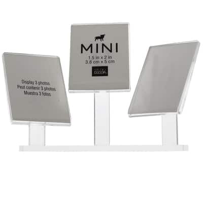 24 Pack: 3-Opening Mini Pedestal Frame By Studio Decor
