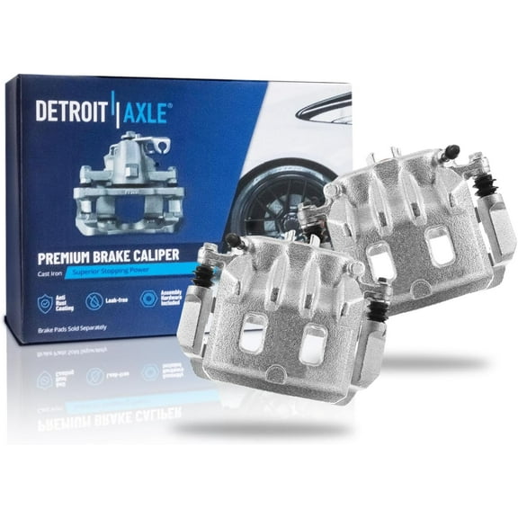 Detroit Axle - Front Brake Calipers for Subaru Forester Outback Impreza Legacy, Brake Calipers with Bracket Assembly Replacement