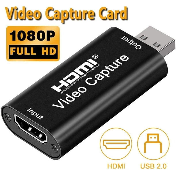 Audio Video Capture Card,HDMI to USB2.0 High Definition 1080p 30fps, to Computer for Gaming, Streaming, Teaching, Video Conference or Live - Walmart.com