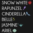 thumbnail image 2 of Girl's Disney Princess Items  Graphic Tee Black Medium, 2 of 4