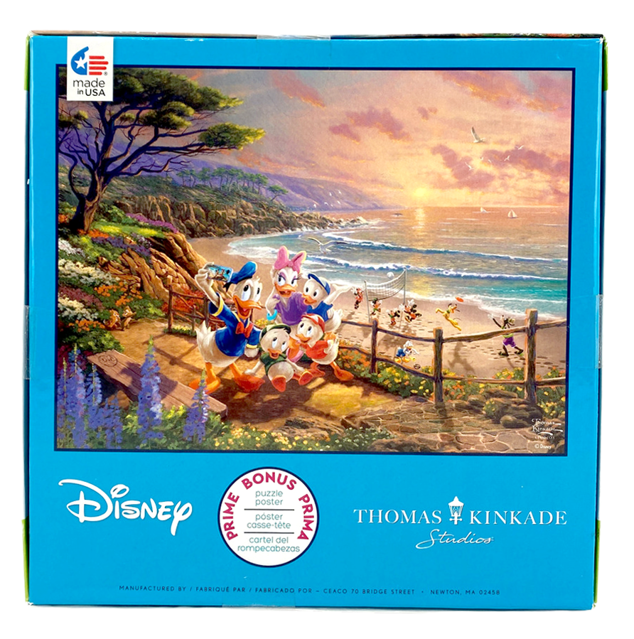 Ceaco Thomas Kinkade -  Donald & Daisy A Duck Day Afternoon 750 Piece Puzzle