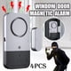 thumbnail image 5 of para puertas y ventanas 4 PCS Sensor magnético de seguridad antirrobo para el hogar 120DB Fácil de instalar, adecuada para ancianos y Zulema alarmas de puerta, 5 of 8