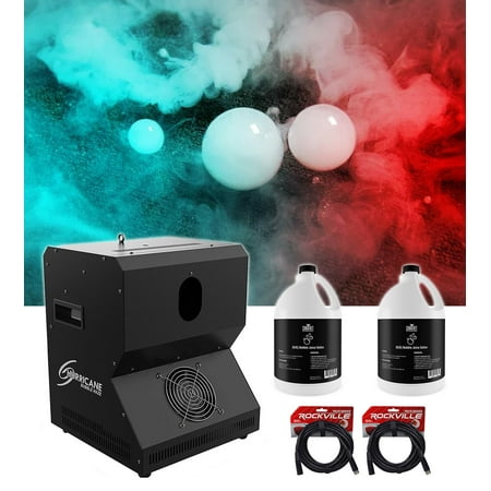 Chauvet Hurricane Bubble Haze Atmospheric Haze+Bubble/Haze Machine and (2) Gal Fluid