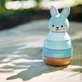 thumbnail image 2 of Janod - Stacking Rabbit - 2 In 1 Building Toy - Manipulation and Handling Game - Wood - Motor Skills - Early-Learning - For Babies and Toddlers - From 12 Months, 2 of 6