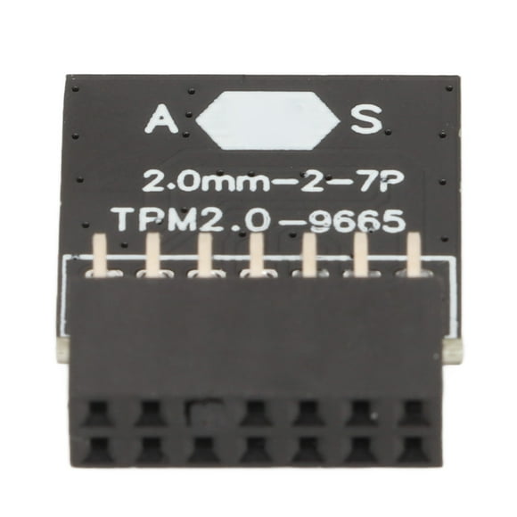 Módulo TPM 2.0, Procesador De Cifrado Negro 2x7P 14 Pines DDR4 DDR3 RAM Módulo De Plataforma TPM 2.0 Para Win11