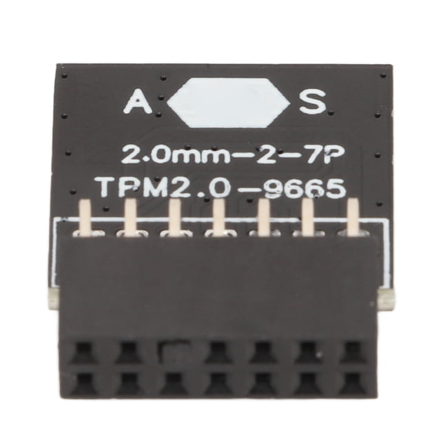 Módulo TPM 2.0, Procesador De Cifrado Negro 2x7P 14 Pines DDR4 DDR3 RAM Módulo De Plataforma TPM 2.0 Para Win11