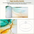 thumbnail image 4 of Linen Drum Lampshades Transparent creativity Abstract artwork Trendy Ink colors 13"x13"x10" Light Shade for Table Lamps Floor Lamps Drum Lamp Shades Lampshade Replacement Assembly Required, 4 of 8