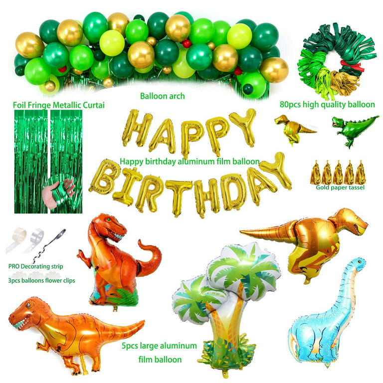 Green Paper Streamer DIY Backdrop Kit  Dinosaur birthday party  decorations, Streamer decorations, Diy backdrop