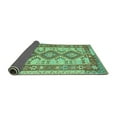 thumbnail image 2 of Ahgly Company Indoor Rectangle Southwestern Turquoise Blue Country Area Rugs, 7' x 9', 2 of 4