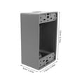 thumbnail image 2 of FESTFENDS Weatherproof Wall Mounted Outlet Box Silver 1Pack 4.7x2.9x1.9in, 2 of 8