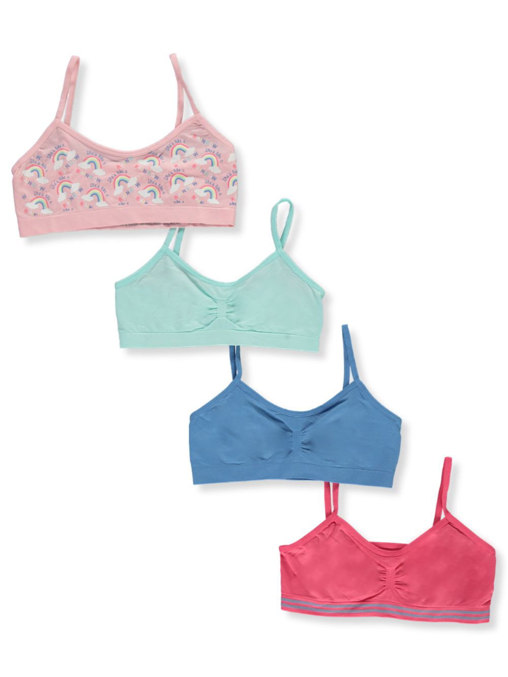 Simply Adorable Girls Seamless Training Bras Pack of 4 