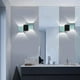 thumbnail image 3 of Aplique de pared impermeable, luz LED de 6 W hacia arriba y hacia abajo, construcción de aluminio resistente para luz de pared exterior con alta eficiencia luminosa (600-720 lúmenes, capacidad, 3 of 6