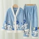 thumbnail image 2 of Cinnamoroll Anime Sanrioed Long Sleeve Pajamas Parent-Child Winter Kuromi Melody Kawaii Cute Coral Velvet Homewear Clothes Kids, 2 of 5