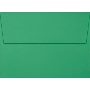 LUXPaper A7 Invitation Envelopes, 5 1/4 x 7 1/4, Holiday Green, 250/Pack