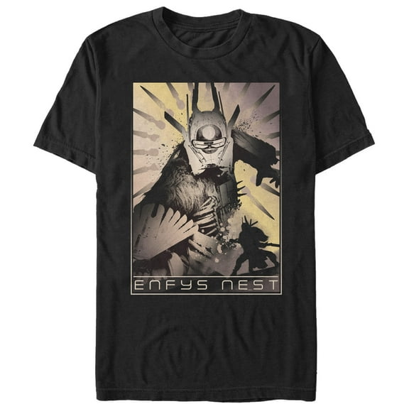 Men's Solo: A Star Wars Story Enfys Nest Profile Graphic Tee Black Large