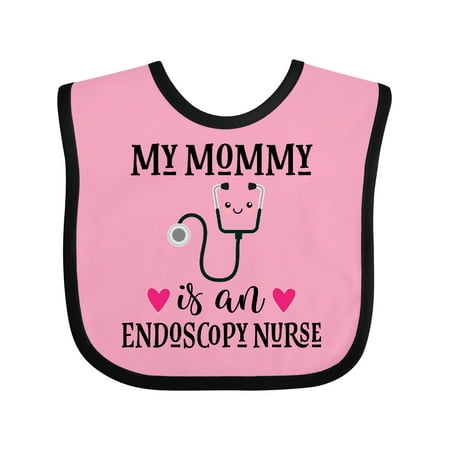 

Inktastic Endoscopy Nurse Mommy Gift Baby Girl Bib