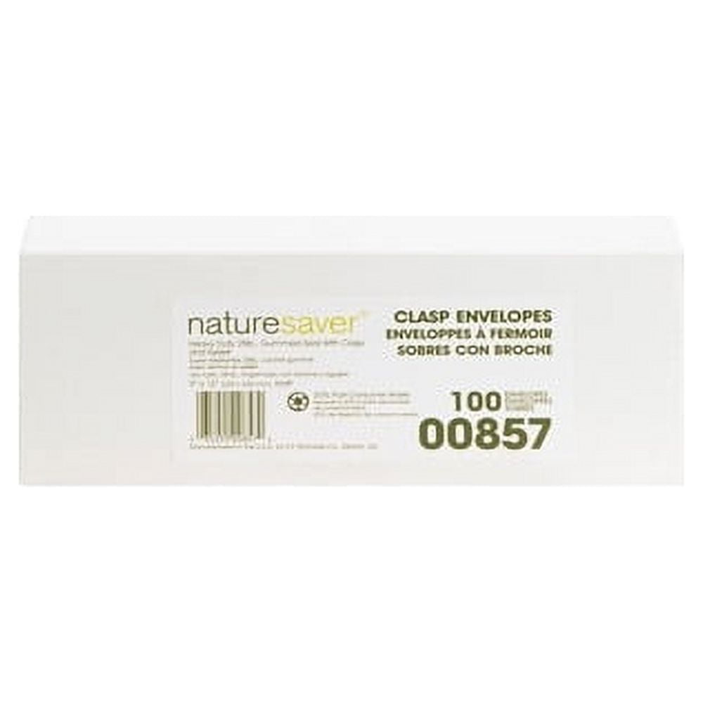Nature Saver #90 Clasp Envelopes, Box of 100