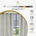 thumbnail image 5 of Superior Wave Blackout Rod Pocket Curtains Panel Set, Ivory, 26" x 63", 5 of 7